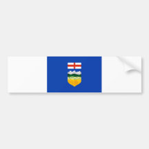 Alberta Flag Bumper Sticker