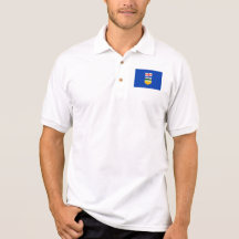 Alberta Flag Polo T-shirts