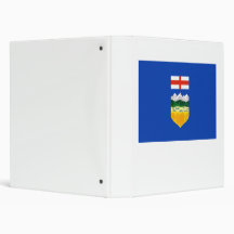 Alberta Flag Vinyl Binder