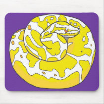 Albino Ball Python Mousepad 2 (Purple)