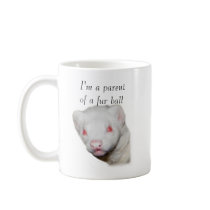 Albino Ferret Picture Mugs