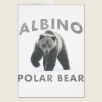albino polar bear cards