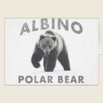 albino polar bear cards