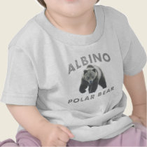 albino polar bear t-shirts