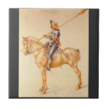 Albrecht Durer - Rider in the armour Ceramic Tiles