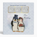Album de mariage de pingouin