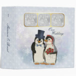 Album de wedding planner de pingouin