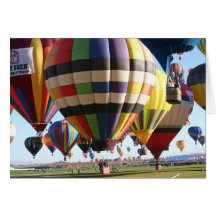 Albuquerque Balloons Card