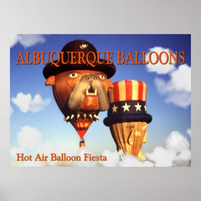 Albuquerque Balloons – Photo Art Poster Print by artboook