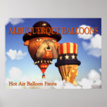 Albuquerque Balloons – Photo Art Poster Print