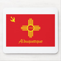 Albuquerque Flag Mousepad mousepads