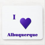 Albuquerque -- Midnight Blue Mousepads