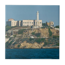 Alcatraz Island Prison San Francisco Bay Tiles