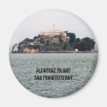 Alcatraz Island San Francisco Bay Refrigerator Magnets
