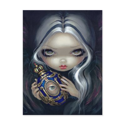 "Alchemical Angel IV" Postcard by strangeling
