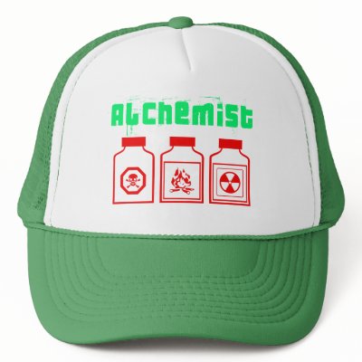 ALCHEMIST GREEN HAT by Larhalt