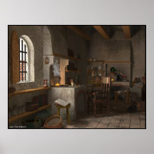 Alchemist Laboratory Print