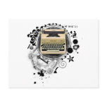 Alchemy of Writing Typewriter Post Card