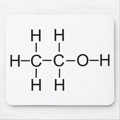 Alcohol - Chemical Formula by Thinkdifferent