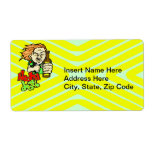 Alcohol Death Shipping Labels
