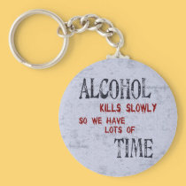 Alcohol Time keychains