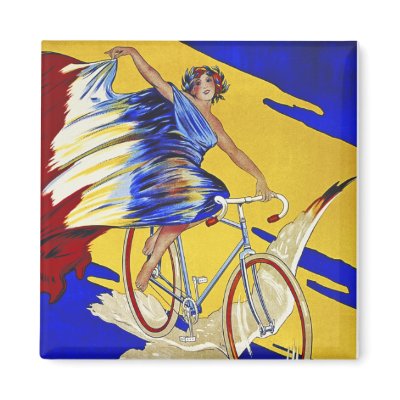 Alcyon Cycles - Vintage Bicycle Art Magnets by VintageCabaret