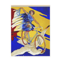 Alcyon Cycles - Vintage Bicycle Art Postcard
