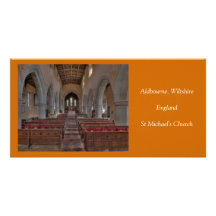 Aldbourne St Michael's Church Personalised Photo Card