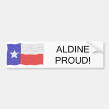 Aldine Proud Bumper Sticker