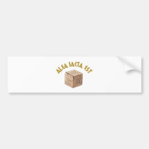 alea iacta est autosticker