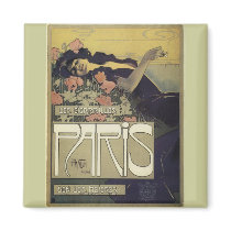 Aleardo Villa ~ Paris Art Nouveau Magnets