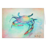 Alecia's Early Paintings -"The Blue Crab" Card