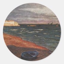 Aleksander Gierymski -seaside Round Stickers