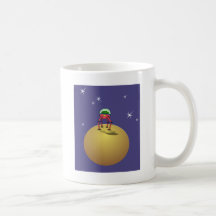 Alen Brain in Spacesuit on planet Coffee Mugs