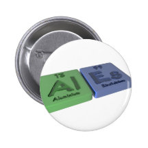 Ales  as Al Aluminium  and Es Einsteinium Button