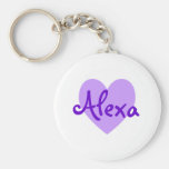 Alexa in Purple Keychains