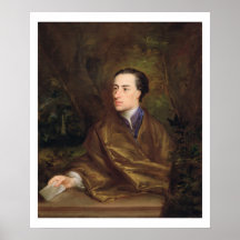 Alexander Pope (1688-1744) 1738 (oil on canvas) Print