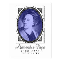 Alexander Pope Postcard