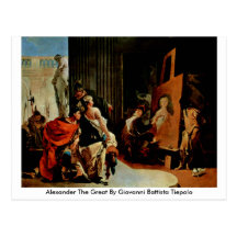 Alexander The Great By Giovanni Battista Tiepolo Postcards