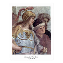 Alexander The Great By Raffael Postcard
