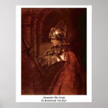Alexander The Great By Rembrandt Van Rijn Posters