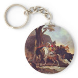 Alexander The Great In The Battle Of Granicus Keychain