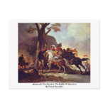 Alexander The Great In The Battle Of Granicus Post Card