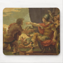 Alexander the Great Refuses to Take Water Mousepads