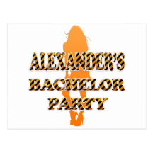 Alexander's Bachelor Party Post Cards