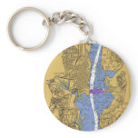 Alexandria VA Nautical Harbour Chart Keycha