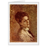 Alexandrina Filionescu By Nicolae Grigorescu Greeting Card