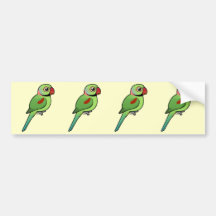 Alexandrine Parakeet Bumper Sticker