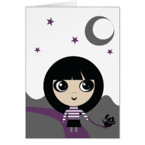 Alexie and Pancake on a Walk Card