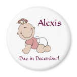 Alexis Baby Girl Magnet